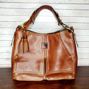 Dooney and Bourke Florentine Leather Kingston Hobo